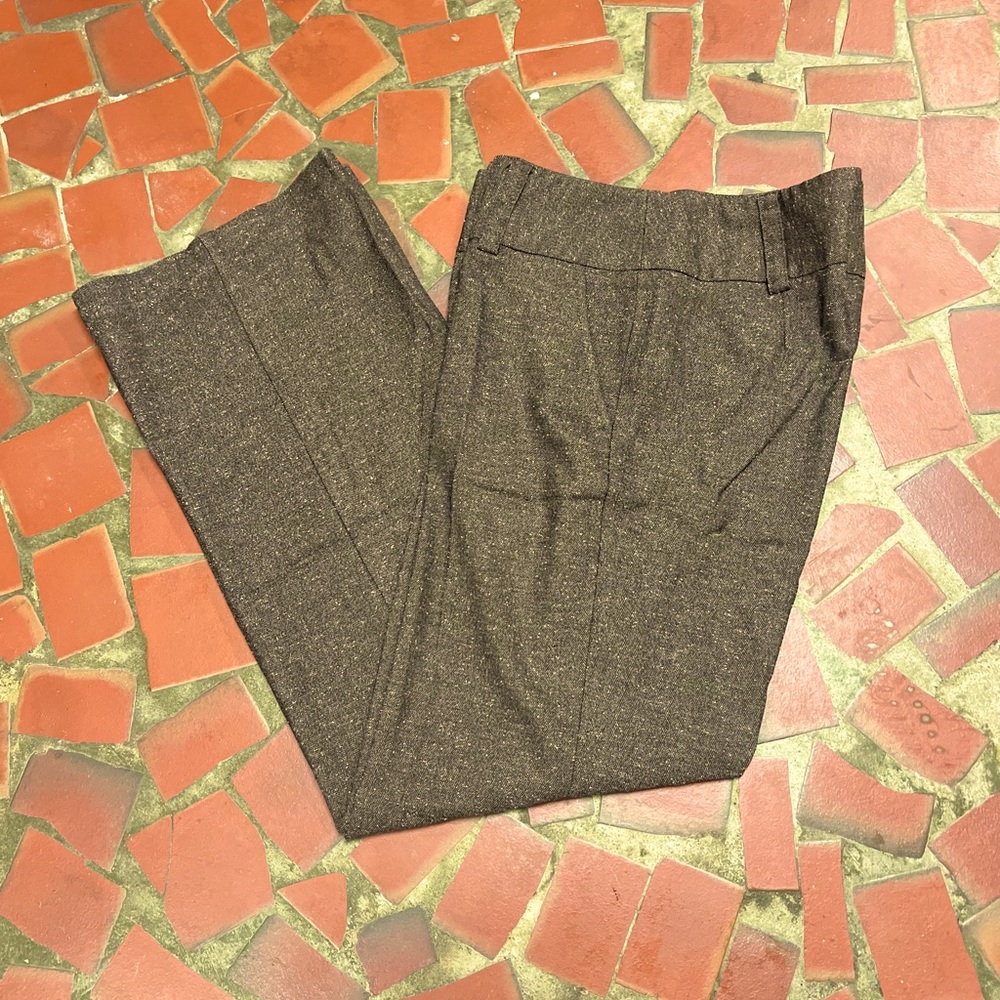 Chocolate Brown flare leg dress pants, like new, size 10 🌹